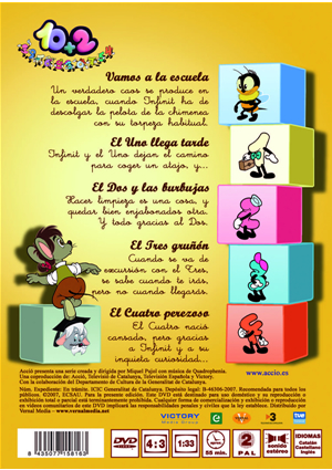 Carátula trasera de 10+2 vol. 1