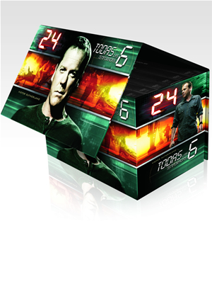 Carátula frontal de 24: monster boxset (temporadas 1-6)