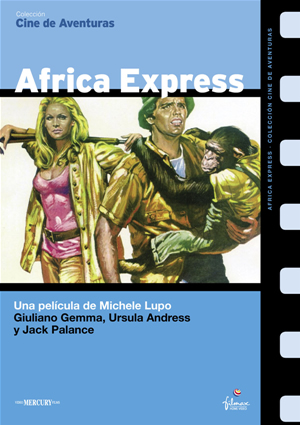 Carátula frontal de Cine de aventuras: Africa express