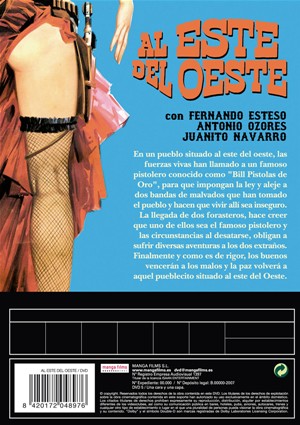 Carátula trasera de Al este del oeste