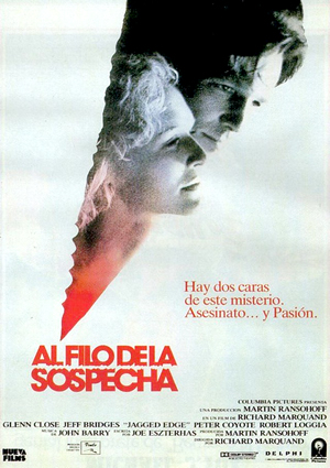 poster de Al filo de la sospecha