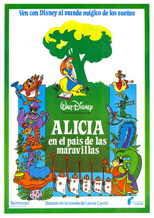 poster de Alicia en el Pas de las Maravillas