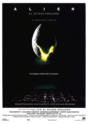 poster de Alien, el octavo pasajero: Montaje del director