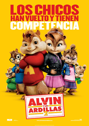 poster de Alvin y las ardillas 2