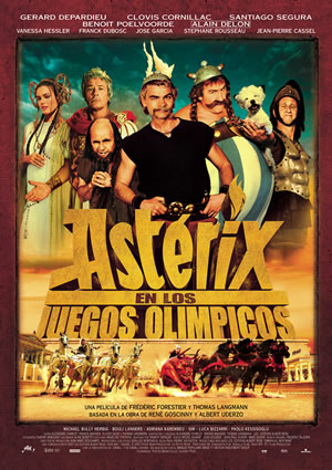 poster de Astrix en los Juegos Olmpicos