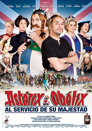 poster de Astrix y Oblix al servicio de Su Majestad