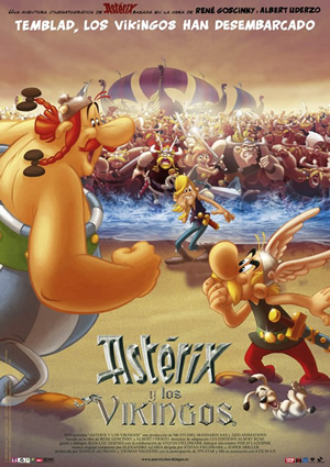 poster de Astrix y los vikingos