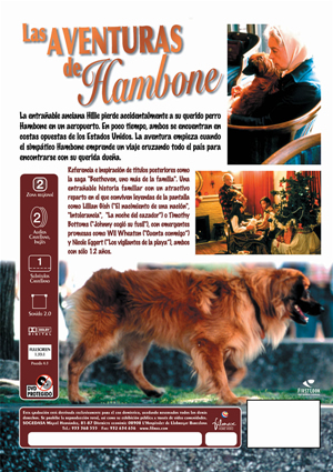 Car&aacute;tula trasera de Las aventuras de Hambone