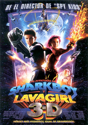 poster de Las aventuras de Sharkboy y Lavagirl en 3D