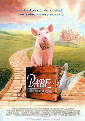 poster de Babe 2, el cerdito en la ciudad