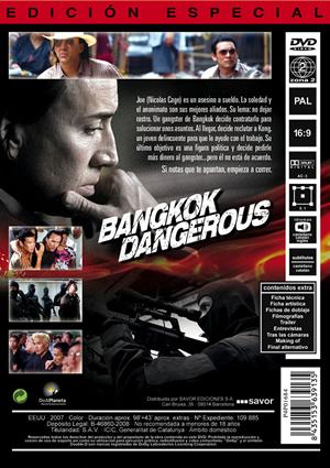 Carátula trasera de Bangkok Dangerous: Edicin especial
