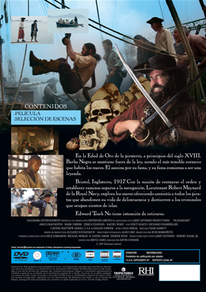 Carátula trasera de Barba negra (miniserie completa)