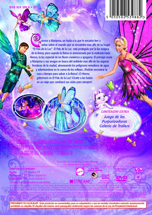 Carátula trasera de Barbie Mariposa
