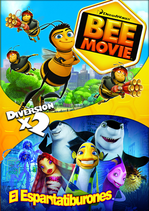 Carátula frontal de Pack Bee Movie + El Espantatiburones
