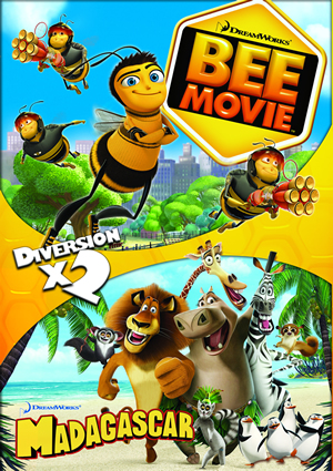 Carátula frontal de Pack Bee Movie + Madagascar