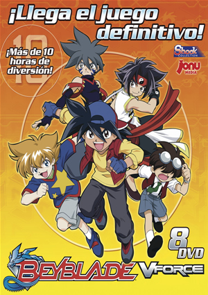 Car&aacute;tula frontal de Beyblade V Force