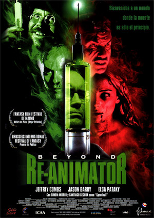 Carátula frontal de Beyond Re-Animator