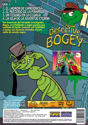 Carátula trasera de Detective Bogey Vol. 1