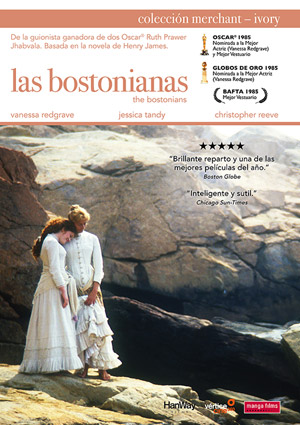 Car&aacute;tula frontal de Las Bostonianas (Colecci�n Merchant-Ivory)