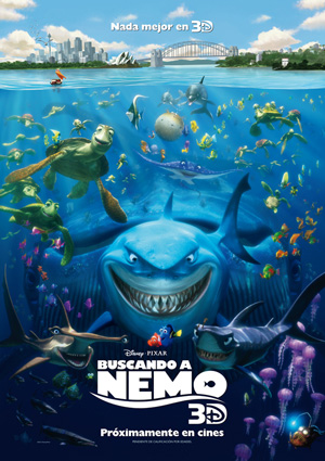 poster de Buscando a Nemo 3D