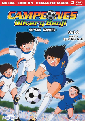 Carátula frontal de Campeones - Oliver y Benji: Vol. 06 (042-049)