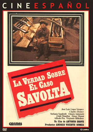Carátula frontal de La verdad sobre el caso Savolta