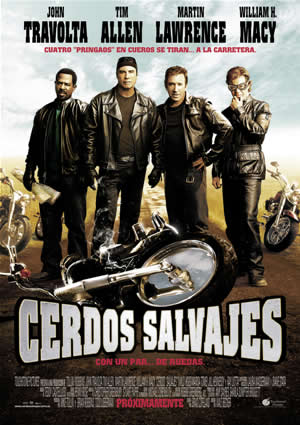 poster de Cerdos salvajes (con un par... de ruedas)