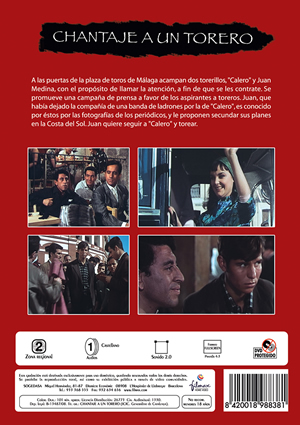 Car&aacute;tula trasera de Chantaje a un torero