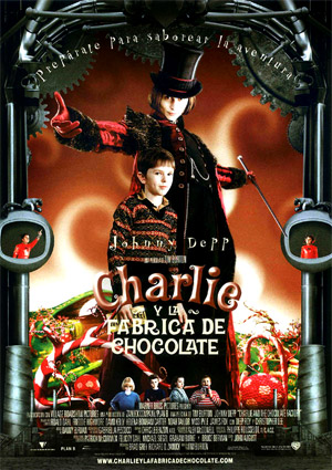 poster de Charlie y la fbrica de chocolate