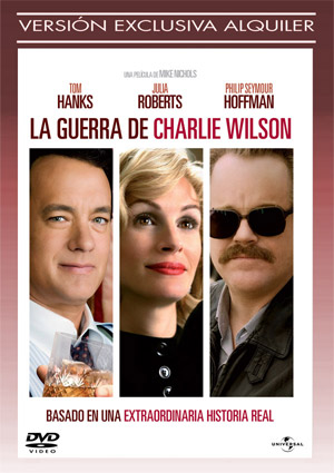 Carátula frontal de La guerra de Charlie Wilson