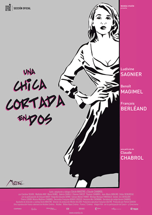 poster de Una chica cortada en dos
