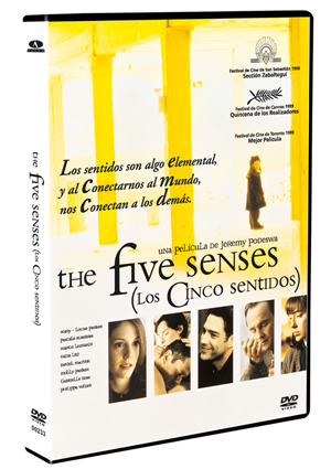 Carátula frontal de Los cinco sentidos (The Five Senses)