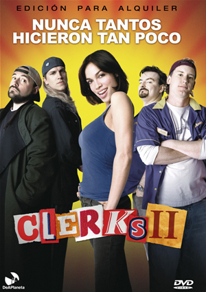 Carátula frontal de Clerks II (Clerks 2)