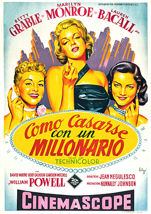 poster de Cmo casarse con un millonario