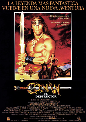 poster de Conan el destructor