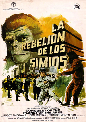 poster de La rebelin de los simios