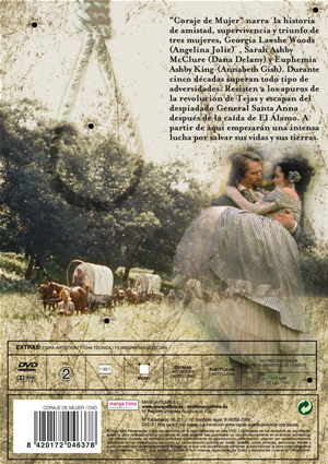 Car&aacute;tula trasera de Coraje de mujer (miniserie)