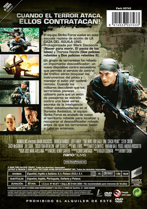 Car&aacute;tula trasera de Crash Point