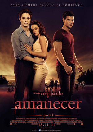 poster de La saga Crepsculo: Amanecer: Parte 1