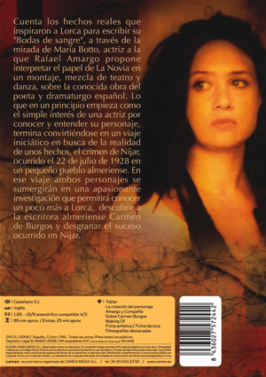 Car&aacute;tula trasera de El crimen de una novia