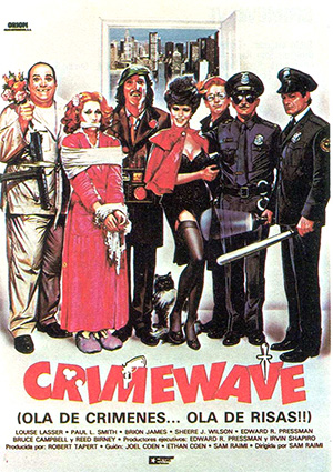 poster de Crimewave (Ola de crmenes, ola de risa)