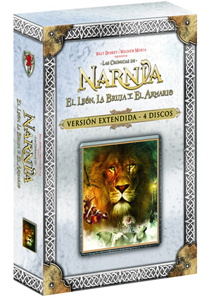 Carátula frontal de Las crnicas de Narnia: El len, la bruja y el armario - Edicin extendida