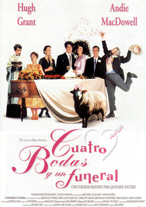 poster de Cuatro bodas y un funeral