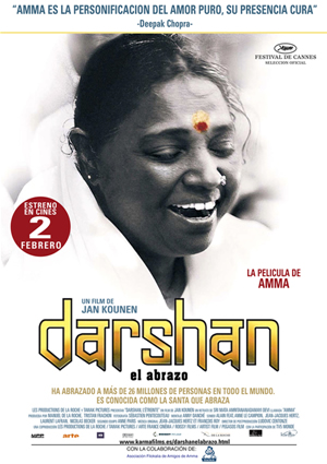 poster de Darshan, el abrazo