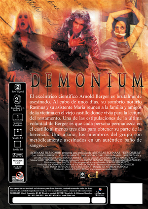 Carátula trasera de Demonium