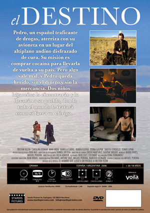 Car&aacute;tula trasera de El destino