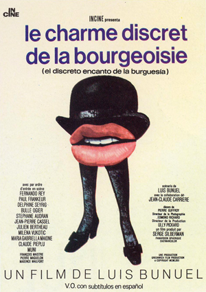 poster de El discreto encanto de la burguesa