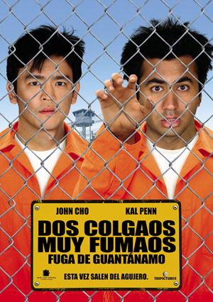 Carátula frontal de Dos colgaos muy fumaos: Fuga de Guantnamo
