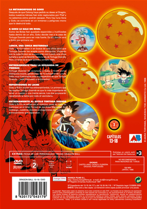 Carátula trasera de Dragon Ball 03 (Bola de Dragn vol.03)