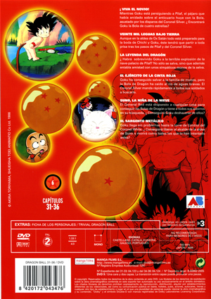 Carátula trasera de Dragon Ball 06 (Bola de Dragn vol.06)